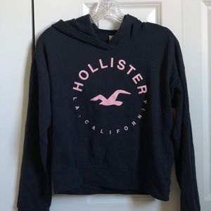 Navy blue hollister sweatshirt